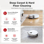 YEEDI by ECOVACS C14 PRO PLUS Robot Vacuum and Mop, Bagless Station