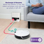 Shark Navigator Robot Vacuum, 30-Day Self-Emptying Base, White, AV2110S