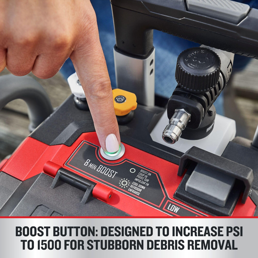 CRAFTSMAN V20 RP Cordless Pressure Washer, 1500 Max PSI, Draws from Any Water Source, Includes (2) 9Ah Batteries and Charger (CMCPW1500N2)