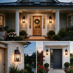 Upgraded 18IN Motion Sensor Outdoor Light, Brown Porch Light