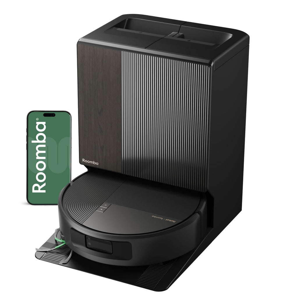 iRobot Roomba Max 875 Robot Vacuum & Mop Combo, 40,000Pa Suction, SealForce + Tornado-Like Airflow, Heated Mist & Mop, Hot Wash/Heat Dry Roller Mop, Self-Emptying, AutoWash Dock, LiDAR Navigation