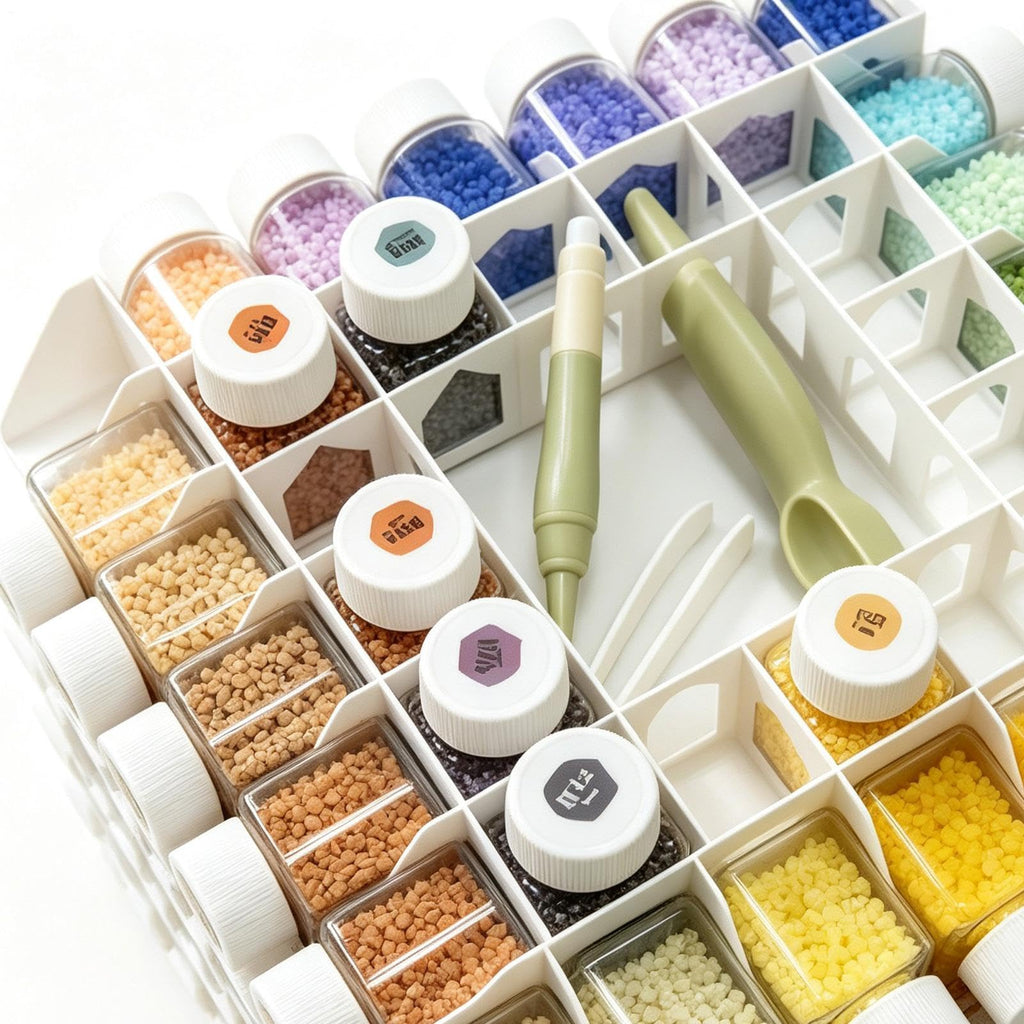 Bead Organizer Rotating Case with 11 Layers Large Capacity and