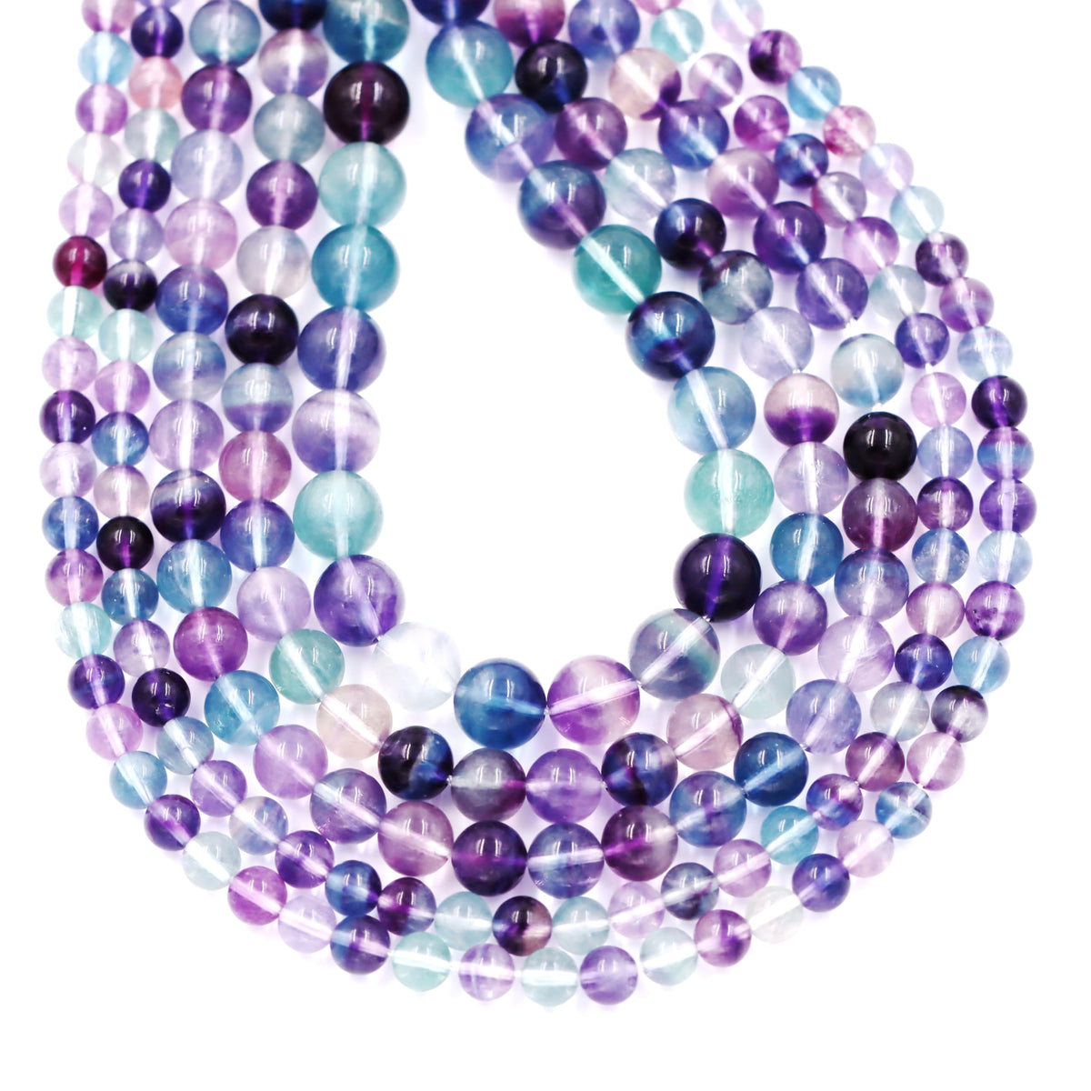 Natural Stone Beads for Jewelry Making Loose Beads with Stretch Cord for Bracelet Necklace Making AAA Tanzanite Beads 6mm