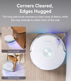 NARWAL Flow Robot Vacuum and Mop Combo, 22000Pa, AI Avoidance, White (Renewed)