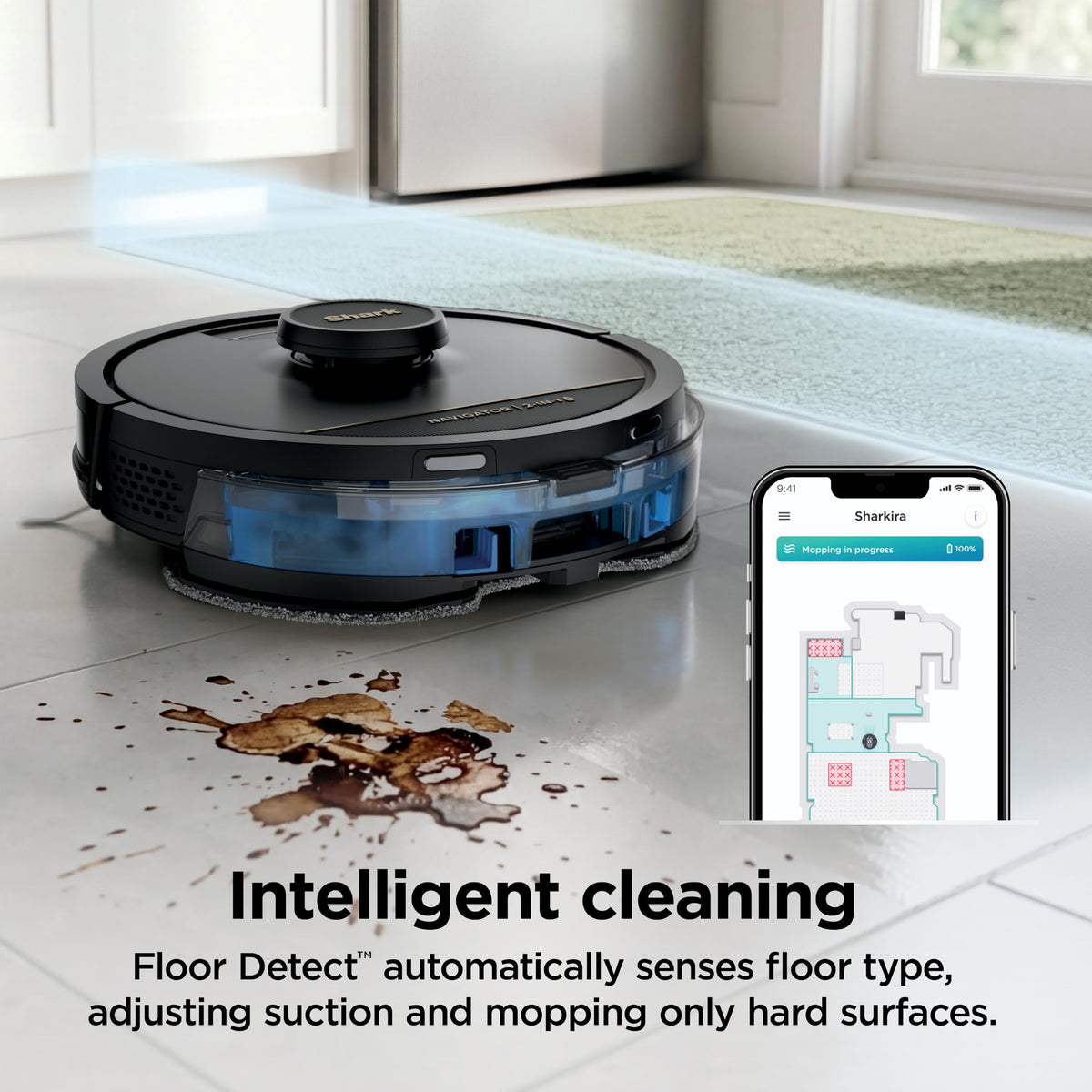 Shark Navigator 2-in-1 Robot Vacuum & Mop, RVA120E2