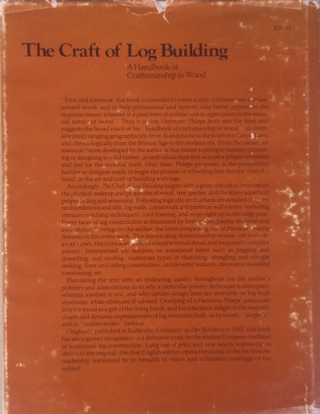 Craft of Logbuilding