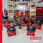 CRAFTSMAN CMXEVBE18695 16 Gallon 6.5 Peak HP Wet Dry Shop Vacuum