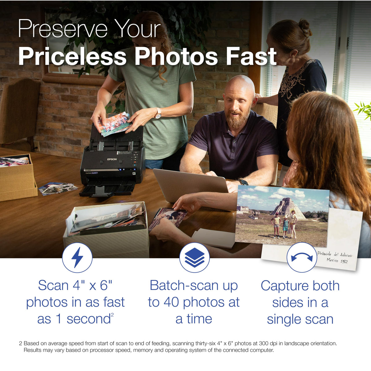 Epson FastFoto FF-680W High-Speed Duplex Photo and Document Scanner