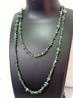 34" Natural Emerald Chip Beads Strand -Pack of 20, Gravel Uncut/ Freeform Shape, 200 Ct, Nuggets for Beading- Jewelry Making, Art & Craft, Wholesale