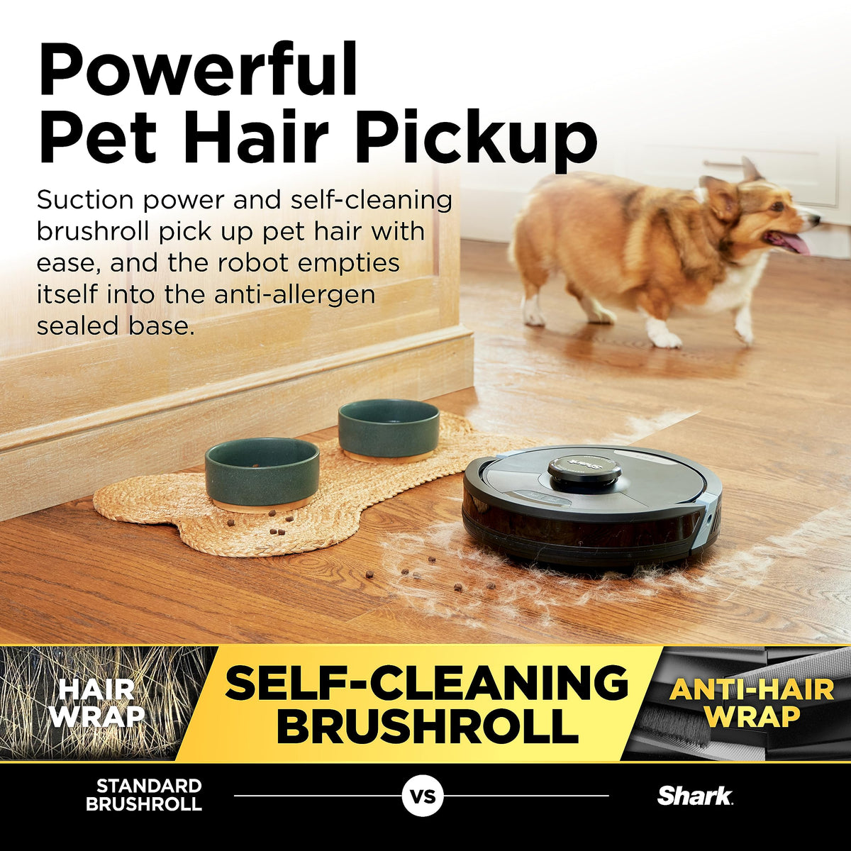 Shark Matrix Plus 2-in-1 Robot Vacuum & Mop, Black/Silver,RV2610WA