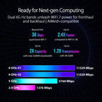 ASUS ROG Rapture GT-BE98 Pro WiFi 7 Gaming Router - Quad-Band, 30Gbps, Mesh