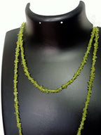 34" Natural Peridot Chip Beads Strand 150 Ct -Pack of 20, Gravel Uncut/ Freeform Shape, Nuggets for Beading- Jewelry Making, Art & Craft, Wholesale -August Birthstone