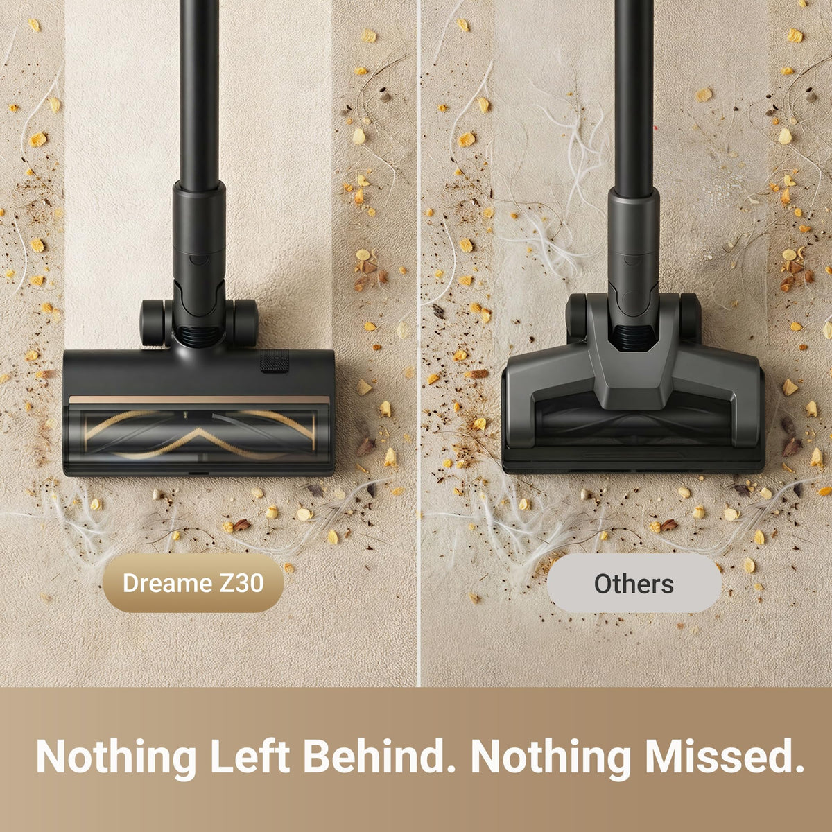 DREAME Z30 Cordless Vacuum Cleaner, 850W 90 Mins Powerful Suction