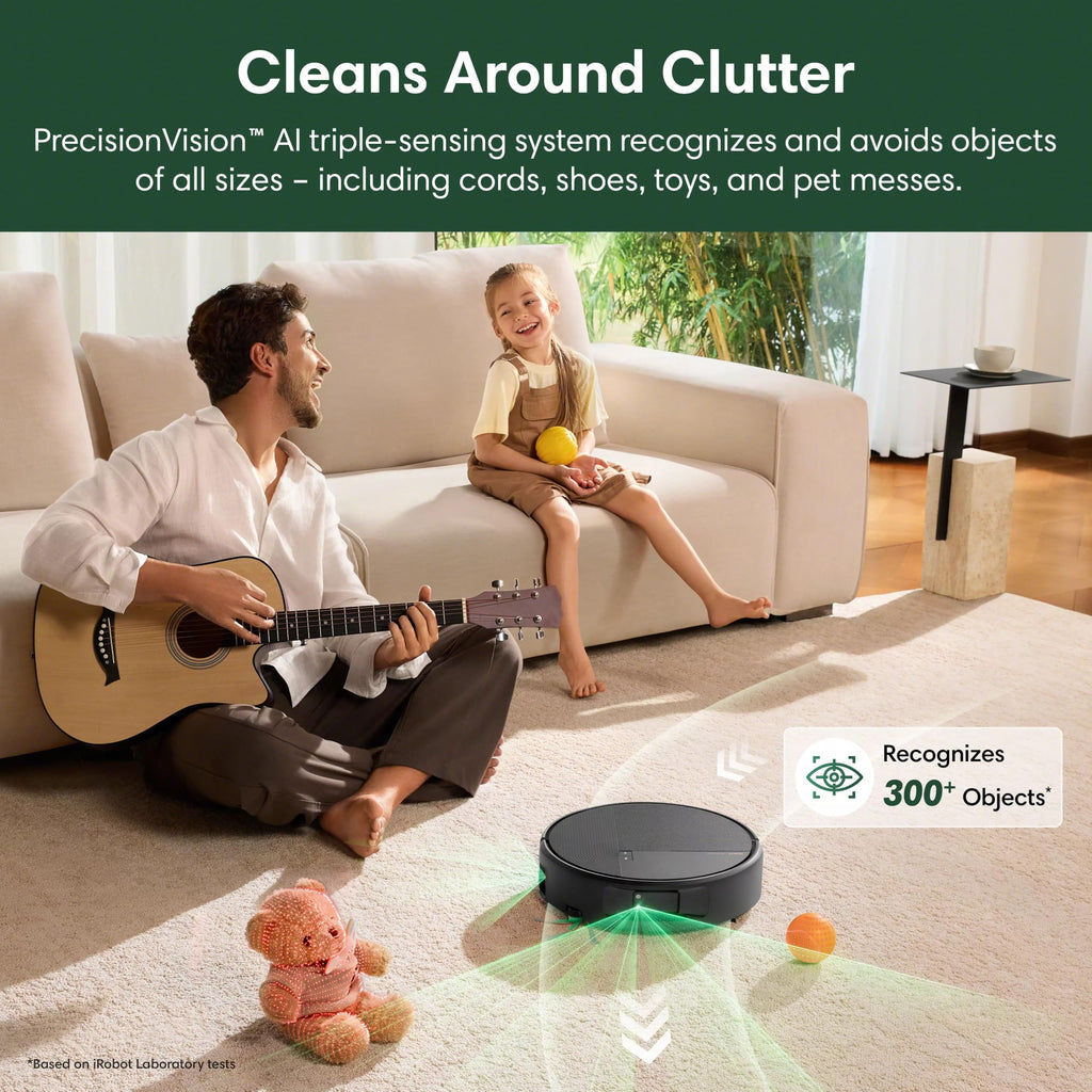 iRobot Roomba Max 875 Robot Vacuum & Mop Combo, 40,000Pa Suction, SealForce + Tornado-Like Airflow, Heated Mist & Mop, Hot Wash/Heat Dry Roller Mop, Self-Emptying, AutoWash Dock, LiDAR Navigation