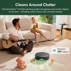 iRobot Roomba Max 875 Robot Vacuum & Mop Combo, 40,000Pa Suction, SealForce + Tornado-Like Airflow, Heated Mist & Mop, Hot Wash/Heat Dry Roller Mop, Self-Emptying, AutoWash Dock, LiDAR Navigation