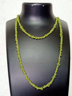 34" Natural Peridot Chip Beads Strand 150 Ct -Pack of 20, Gravel Uncut/ Freeform Shape, Nuggets for Beading- Jewelry Making, Art & Craft, Wholesale -August Birthstone