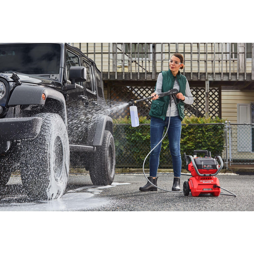 CRAFTSMAN V20 RP Cordless Pressure Washer, 1500 Max PSI, Draws from Any Water Source, Includes (2) 9Ah Batteries and Charger (CMCPW1500N2)
