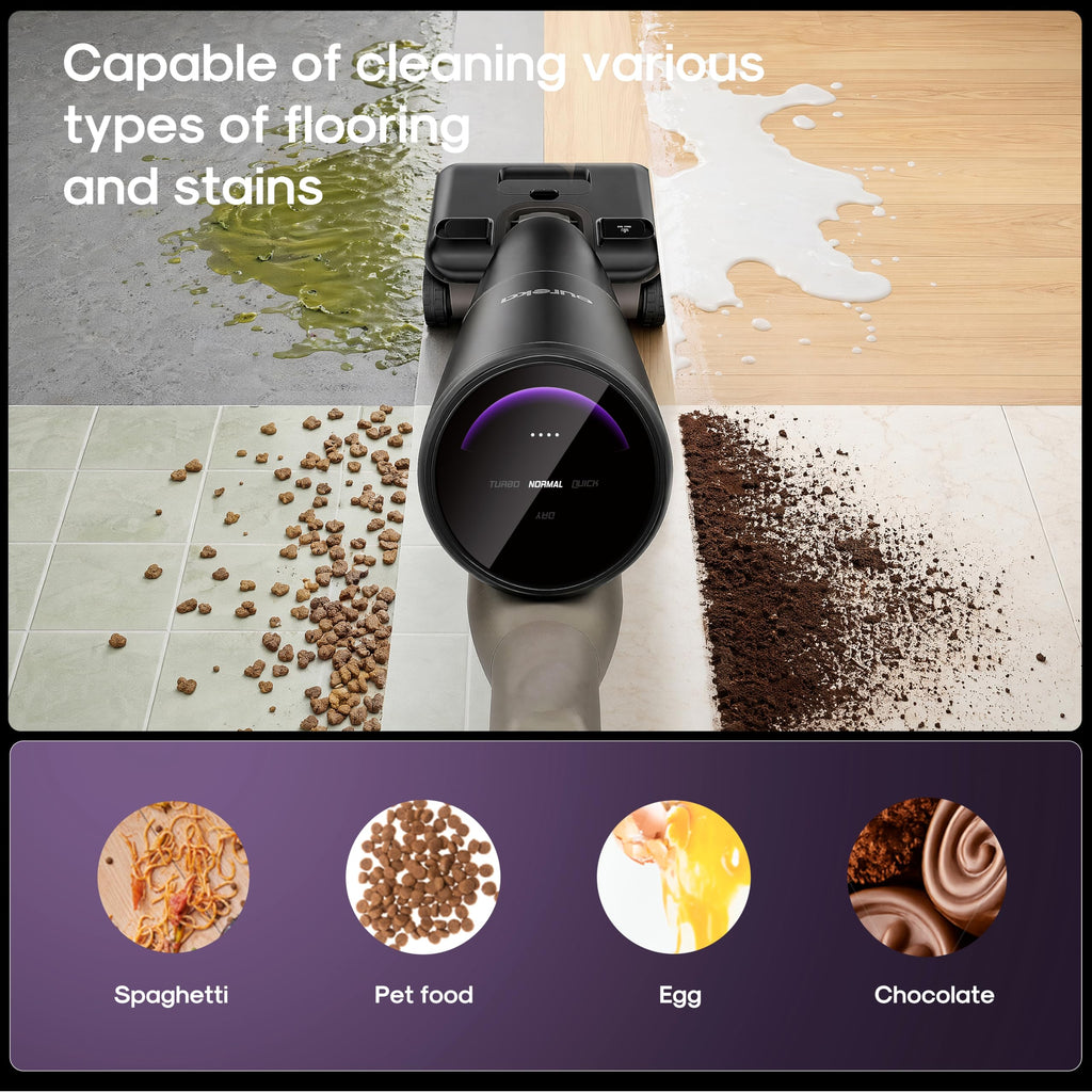 EUREKA Floor Shine 830 Cordless Wet Dry Vacuum Cleaner, 24KPa Vacuum Mop