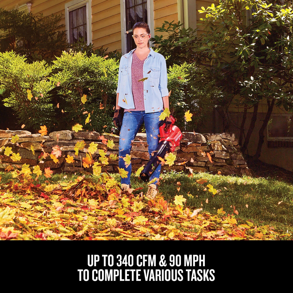 CRAFTSMAN 20V MAX WEEDWACKER String Trimmer and Leaf Blower Combo Kit, Battery and Charger Included (CMCK197M1)