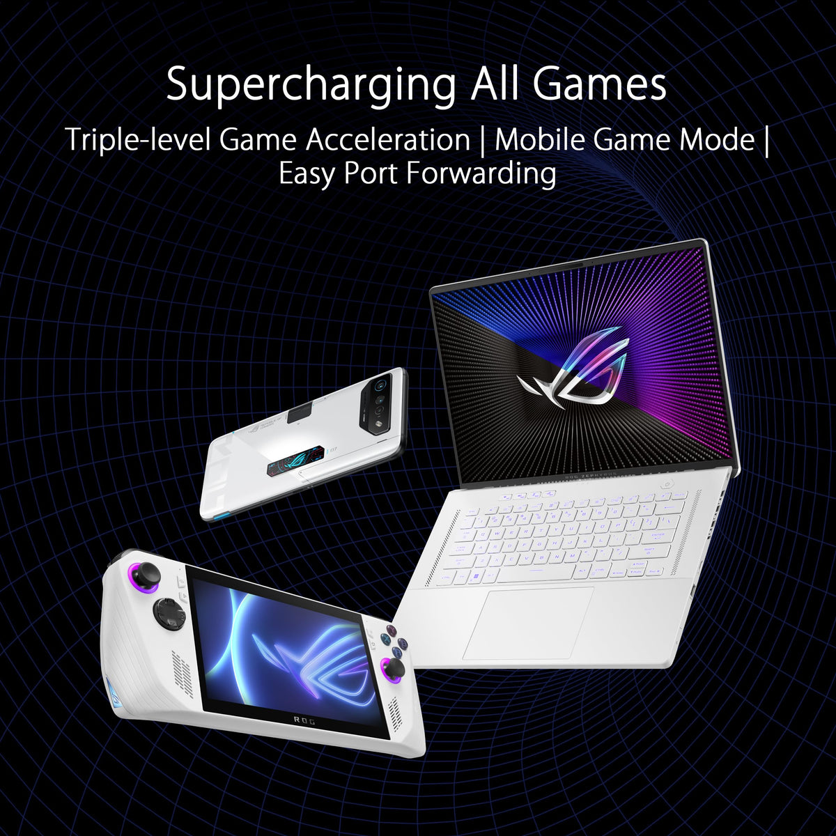 ASUS ROG Rapture GT-BE98 Pro WiFi 7 Gaming Router - Quad-Band, 30Gbps, Mesh
