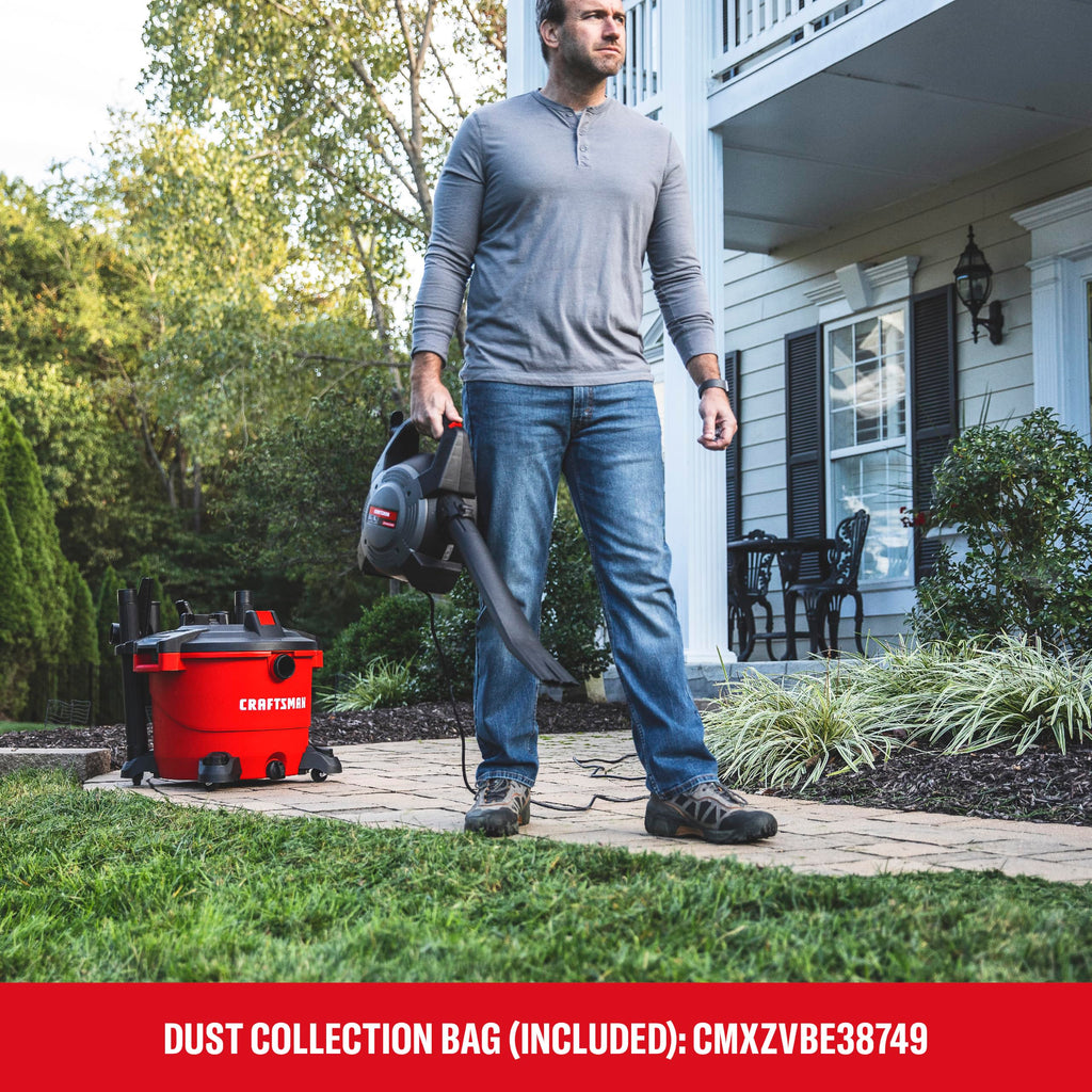 CRAFTSMAN CMXEVBE17607 16 Gal. 6.5 Peak HP Wet Dry Vac with Detach Blower